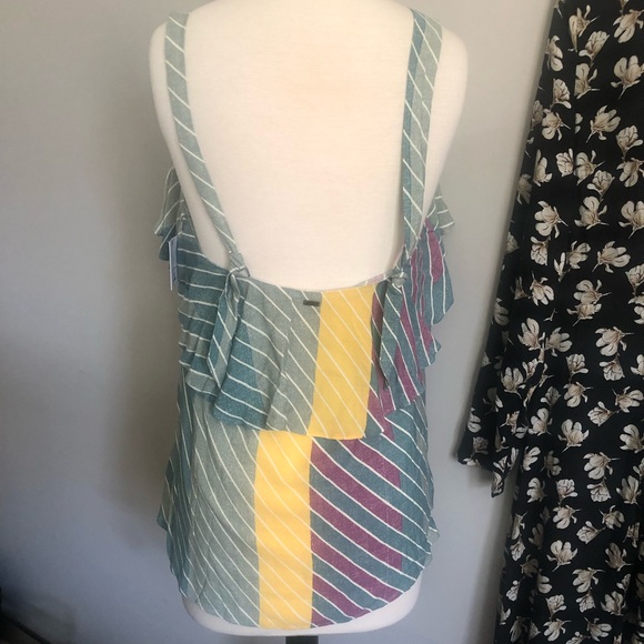 NWT O’NIELL FLOWY COLORBLOCK TANK TOP - Picture 3 of 7